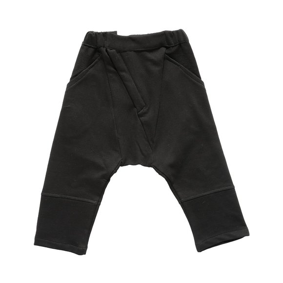 Nununu Diagonal Terry Pants Black - Picture 1 of 2